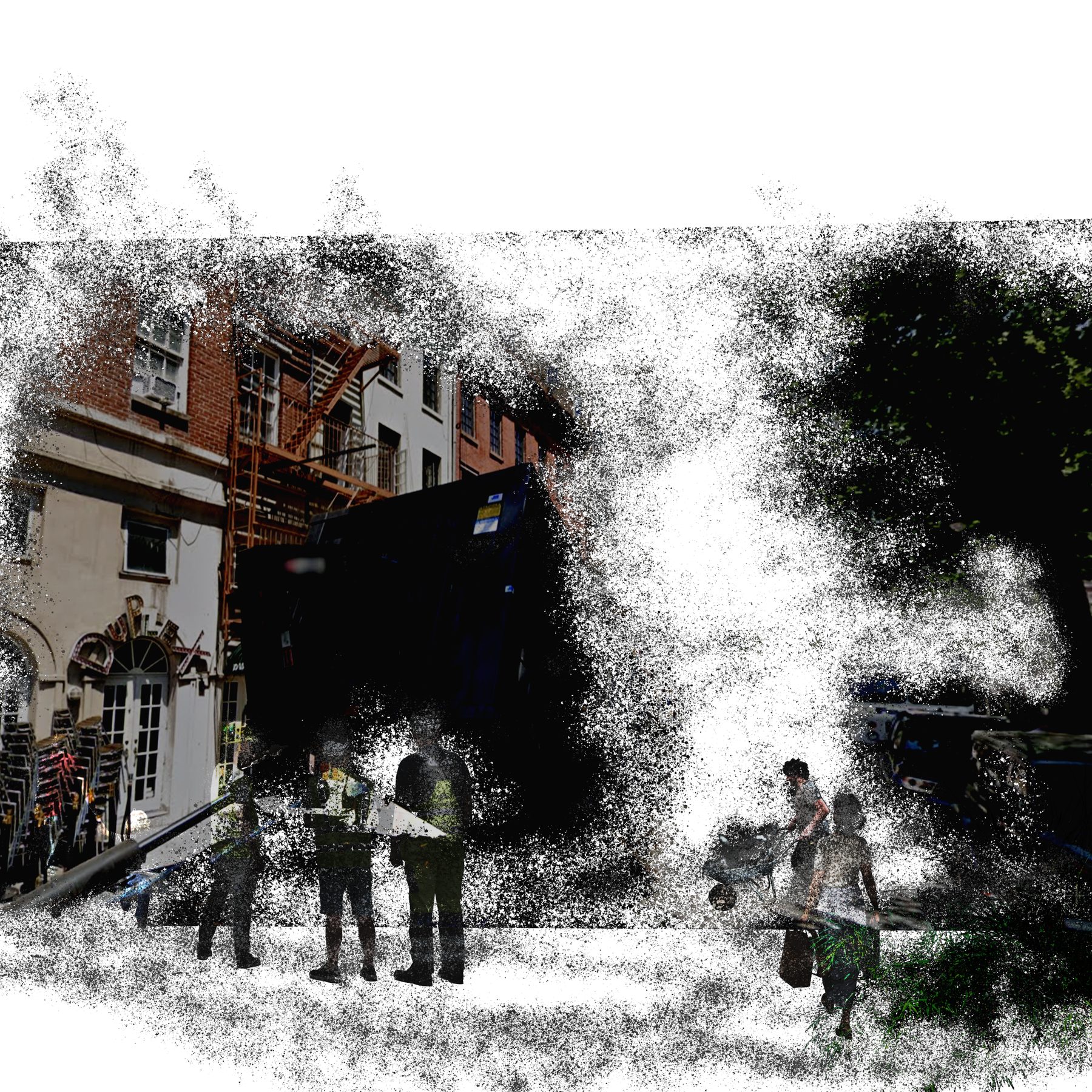 Clearfilm — photographic residue, scene A