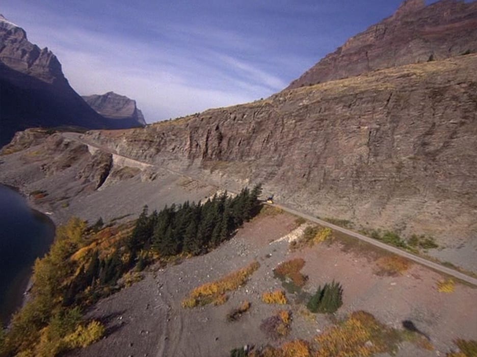 Helicopter shadow in The Shining opening